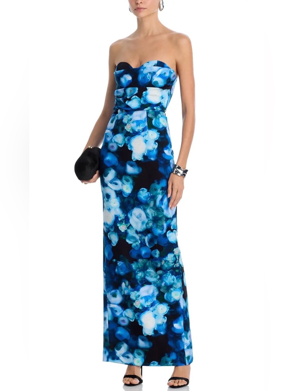 NWT Black Halo Leonora Gown